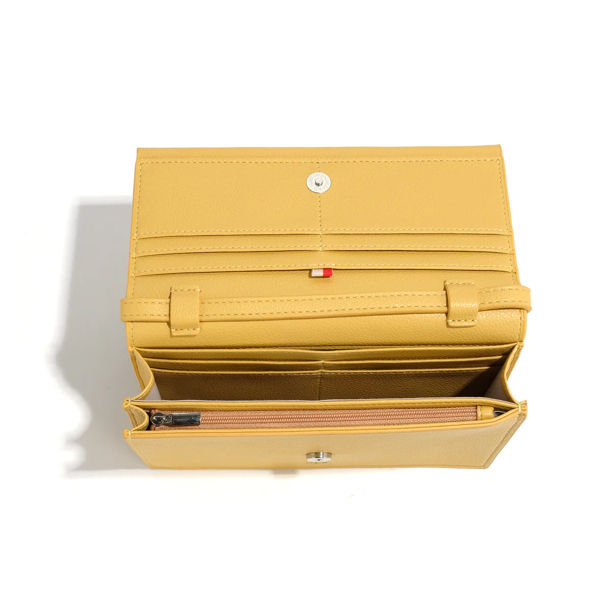 CO-LAB Editor's Pick "Kaia" Organizer Clutch/Crossbody Canary