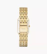 Load image into Gallery viewer, Raquel Three-Hand Date Gold-Tone Stainless Steel Watch