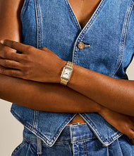 Load image into Gallery viewer, Raquel Three-Hand Date Gold-Tone Stainless Steel Watch
