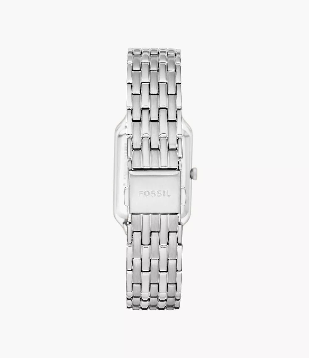 Raquel Three-Hand Date Stainless Steel Watch