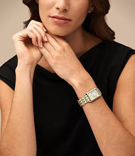 Load image into Gallery viewer, Raquel Three-Hand Date Two-Tone Stainless Steel Watch