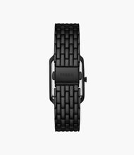 Load image into Gallery viewer, Raquel Three-Hand Date Black Stainless Steel Watch
