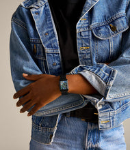 Load image into Gallery viewer, Raquel Three-Hand Date Black Stainless Steel Watch