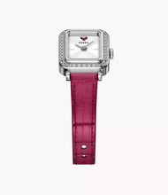 Load image into Gallery viewer, Raquel Mini Two-Hand Pink Leather Watch