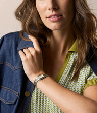 Load image into Gallery viewer, Raquel Mini 18 mm Three-Hand Two-Tone Stainless Steel Watch