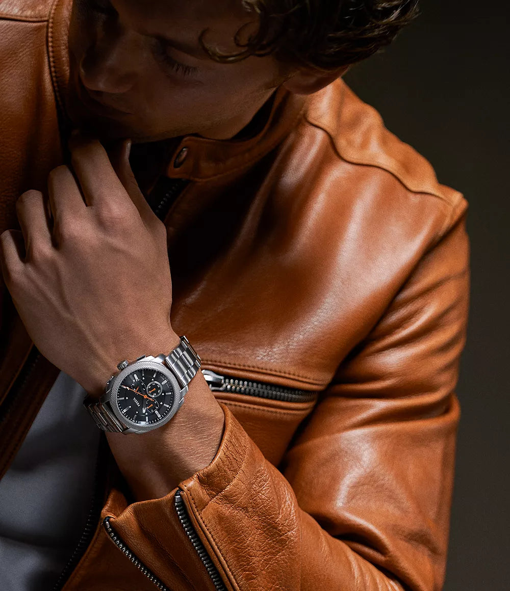 Machine Chronograph Stainless Steel Watch