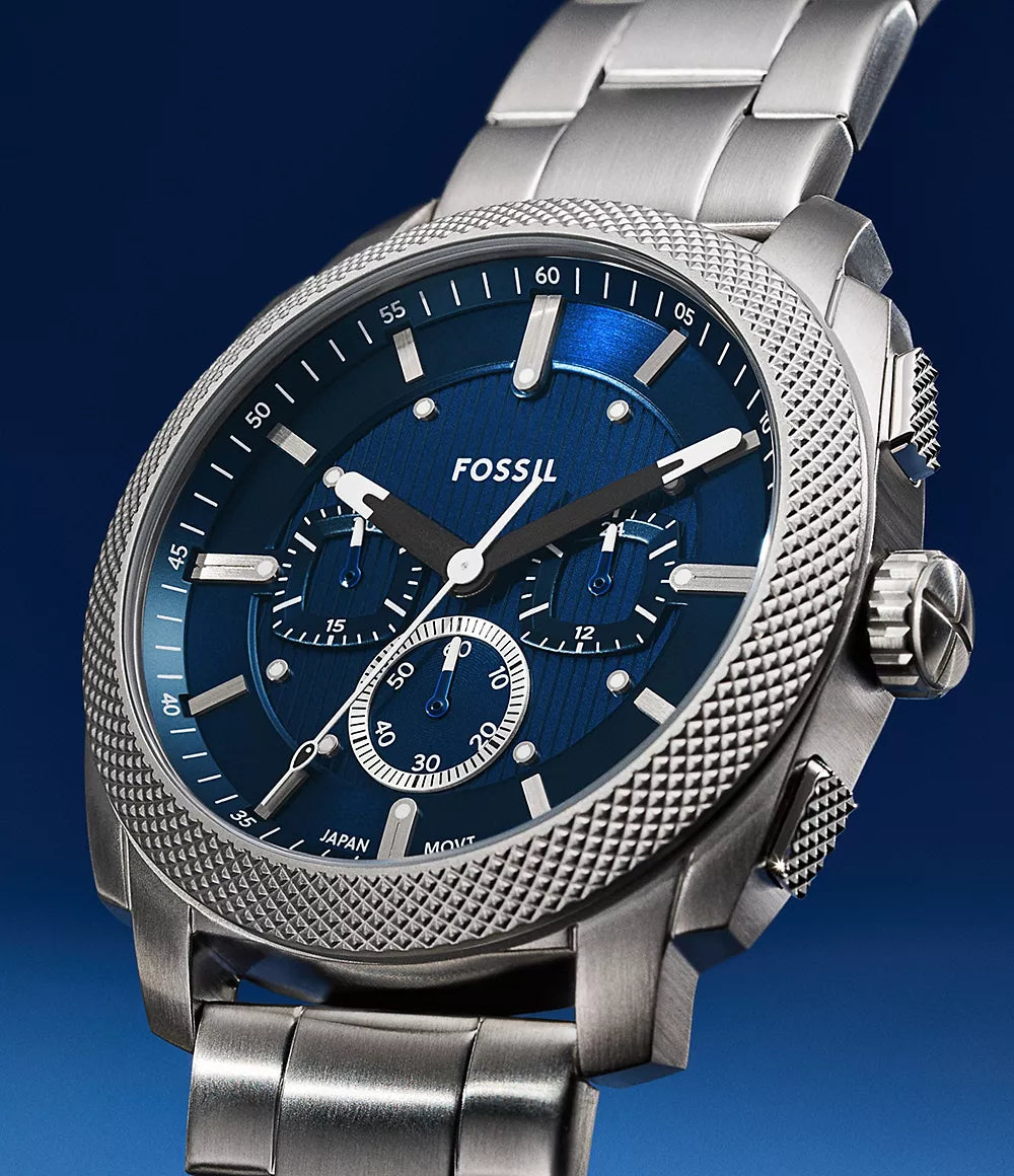Machine Chronograph Stainless Steel Watch