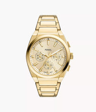 Load image into Gallery viewer, Everett Chronograph Gold-Tone Stainless Steel Watch