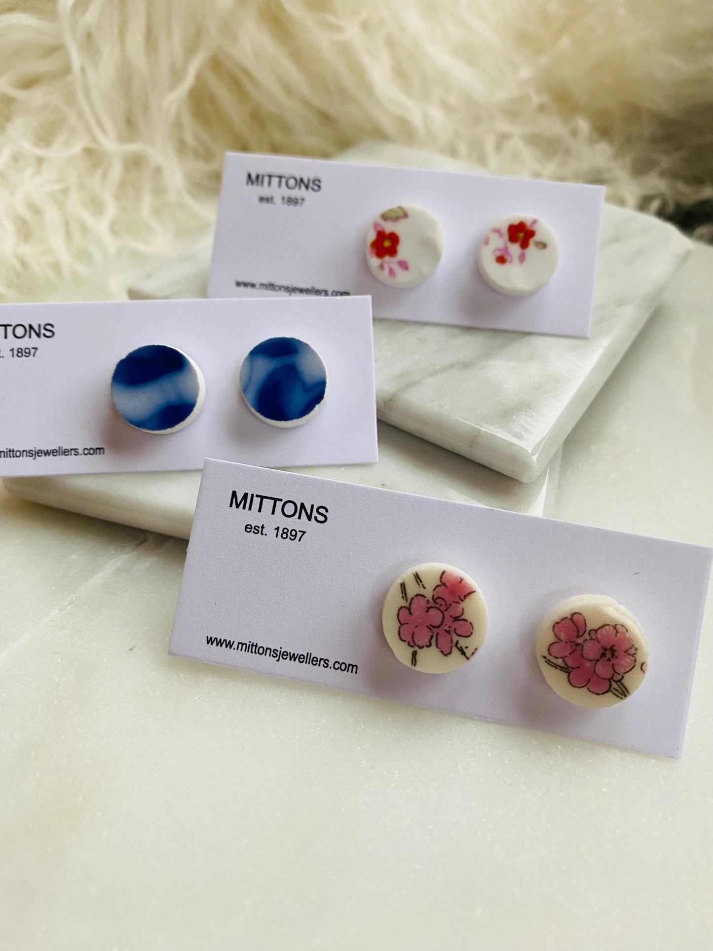 Vintage China Earrings