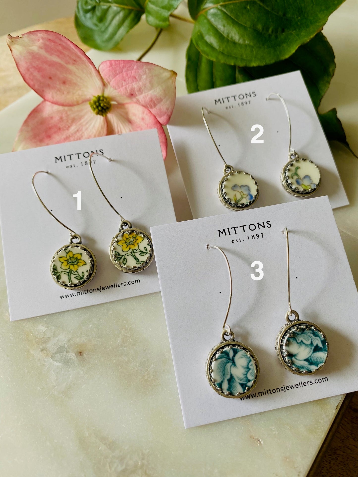 Vintage China Earrings
