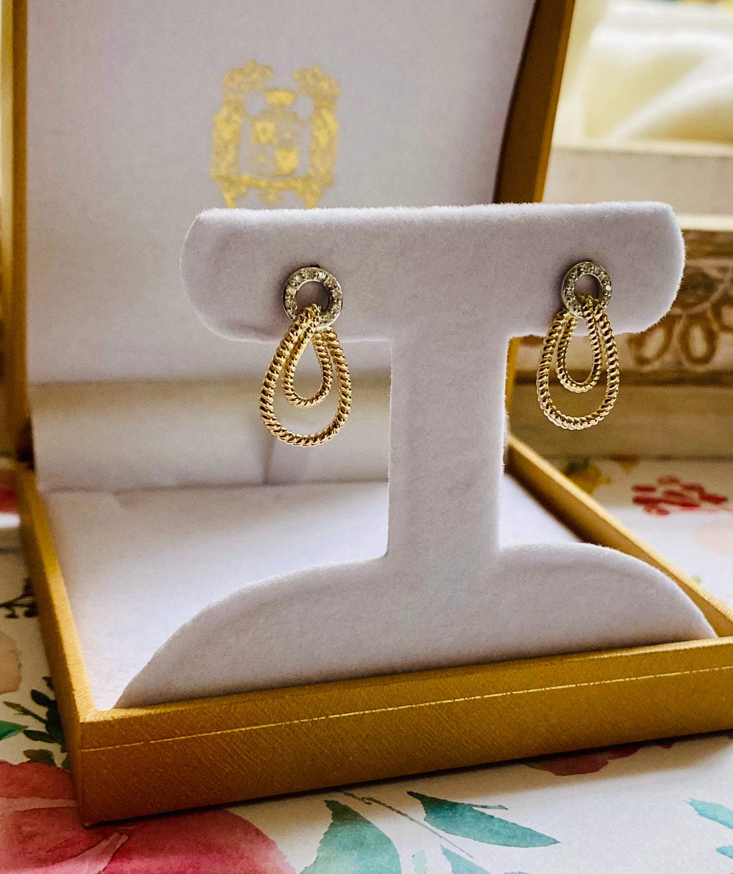 Diamond Rope Earrings