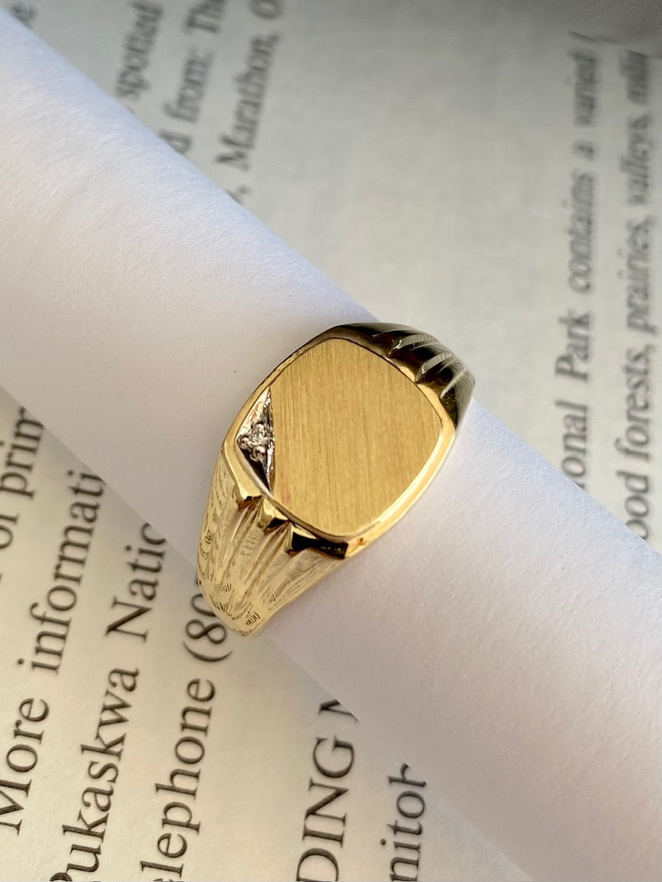 Men's Signet Ring