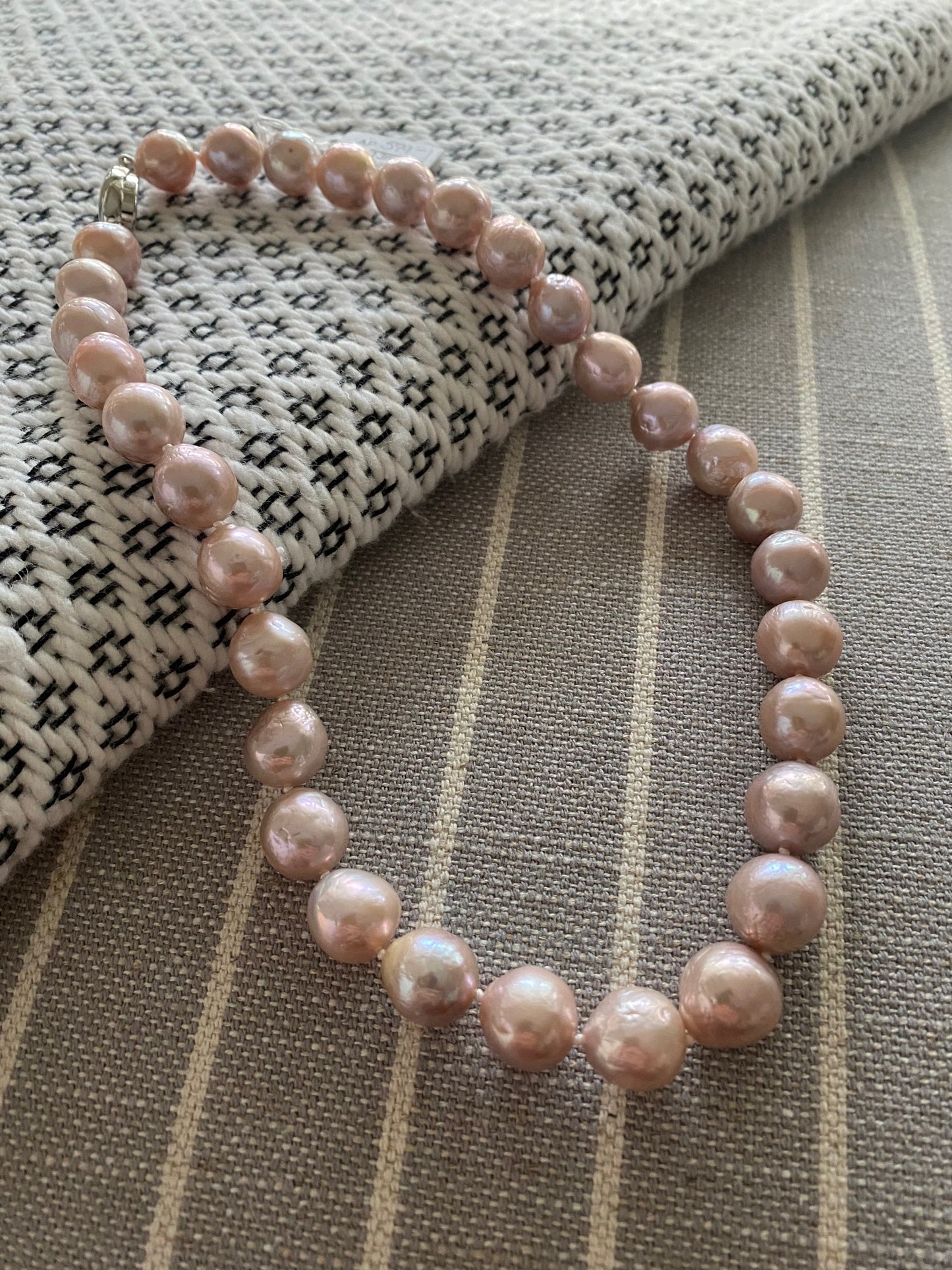 Natural Pink Pearl Necklace