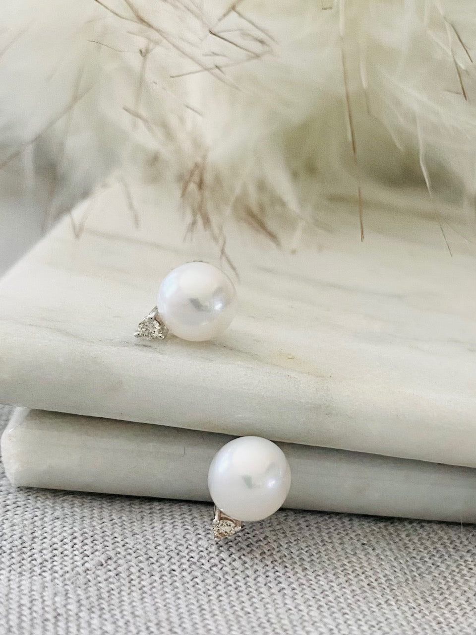 Pearl Pendant and Earring Set