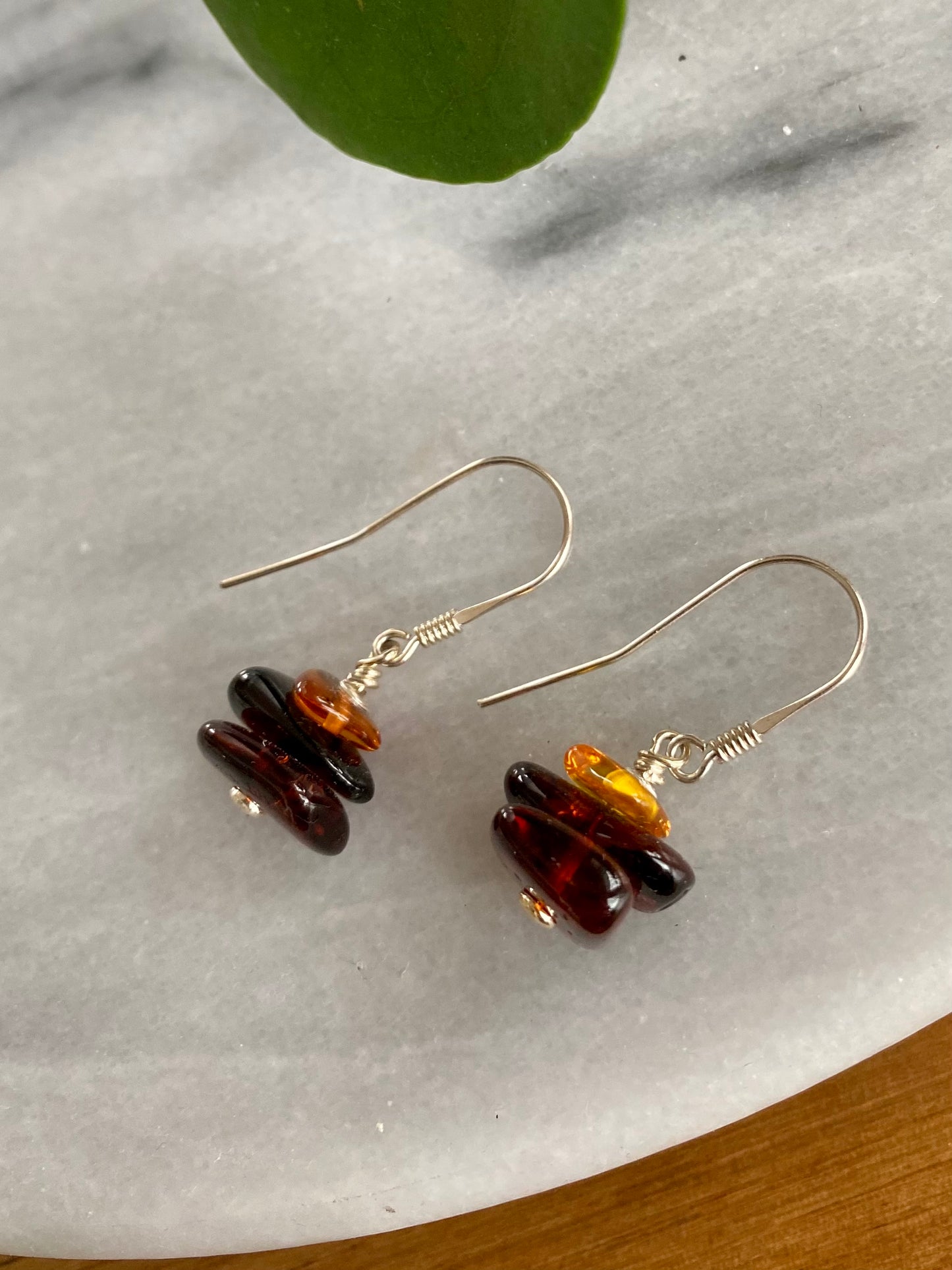 Amber Earrings