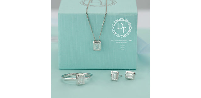 Radiant Cut Lab Grown Diamond Necklace