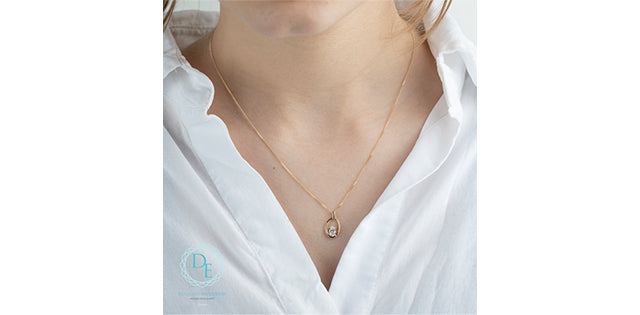 Oval Lab Grown Diamond Necklace