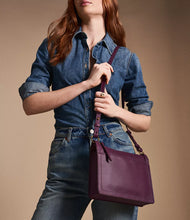 Load image into Gallery viewer, Taryn Leather Crossbody Bag - Amethyst