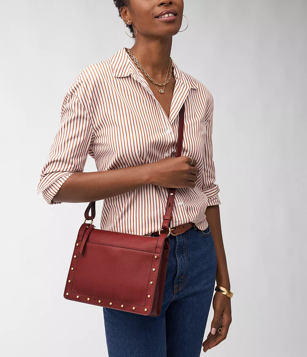 Taryn Leather Crossbody Bag