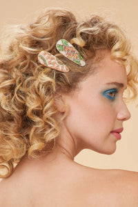 Jewelled Hair Clips (Set of 2)