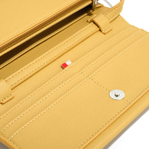 CO-LAB Editor's Pick "Kaia" Organizer Clutch/Crossbody Canary