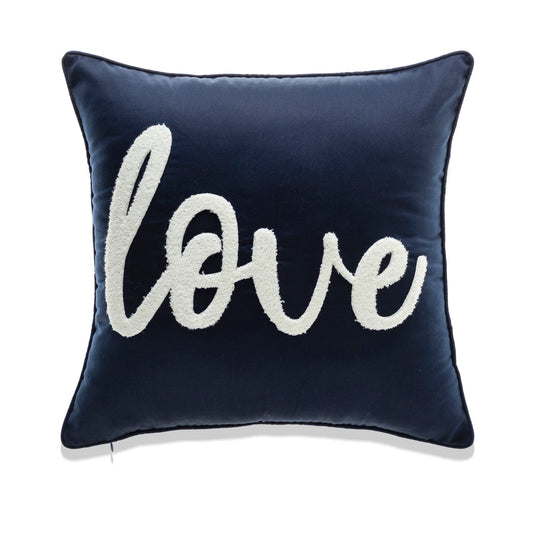 Love Embroidery Pillow