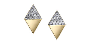Double Diamond Earrings
