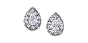 Diamond Droplet Earrings