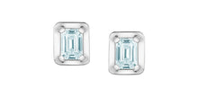 Load image into Gallery viewer, Radiant Cut Lab Grown Diamond Earrings
