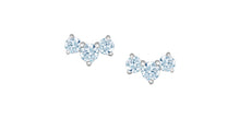 Load image into Gallery viewer, Trio Drop Lab Grown Diamond Earrings
