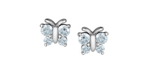 Butterfly Lab Grown Diamond Earrings