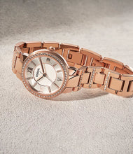 Load image into Gallery viewer, Virginia 30 mm Rose-Tone Stainless Steel Watch
