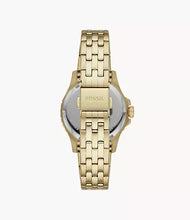 Load image into Gallery viewer, Three-Hand Date Gold-Tone Stainless Steel Watch
