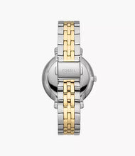 Load image into Gallery viewer, Jacqueline Sun Moon Multifunction Two-Tone Stainless Steel Watch

