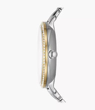 Load image into Gallery viewer, Jacqueline Sun Moon Multifunction Two-Tone Stainless Steel Watch
