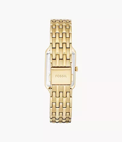 Raquel Three-Hand Date Gold-Tone Stainless Steel Watch
