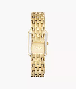 Raquel Three-Hand Date Gold-Tone Stainless Steel Watch