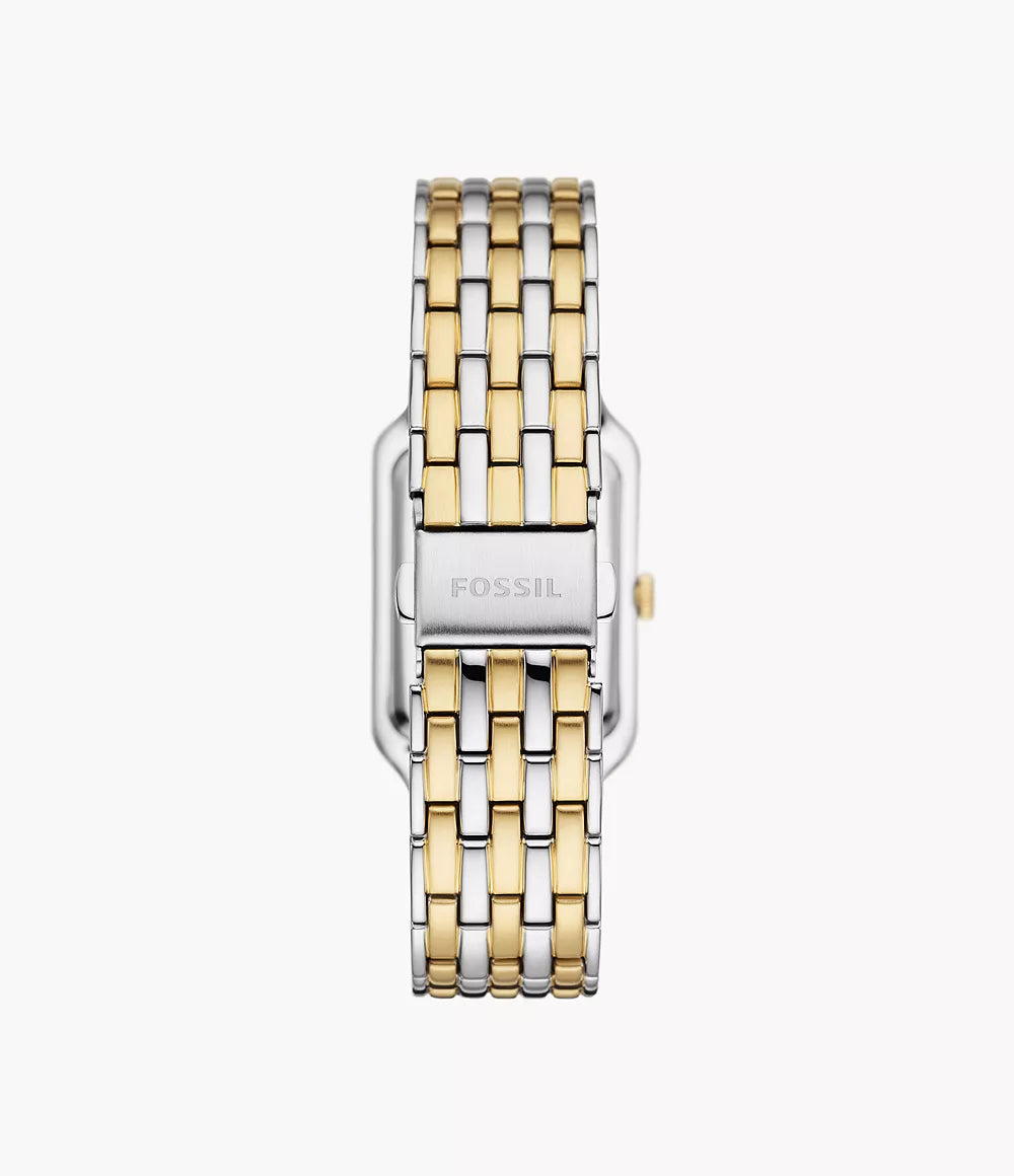 Raquel Three-Hand Date Two-Tone Stainless Steel Watch