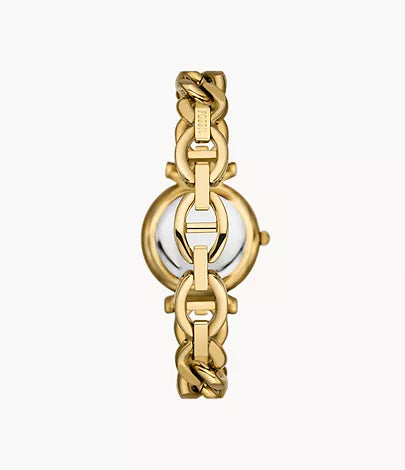 Carlie Three-Hand Stainless Steel Watch - Gold Tone