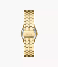 Load image into Gallery viewer, Harlow Three-Hand Gold-Tone Stainless Steel Watch
