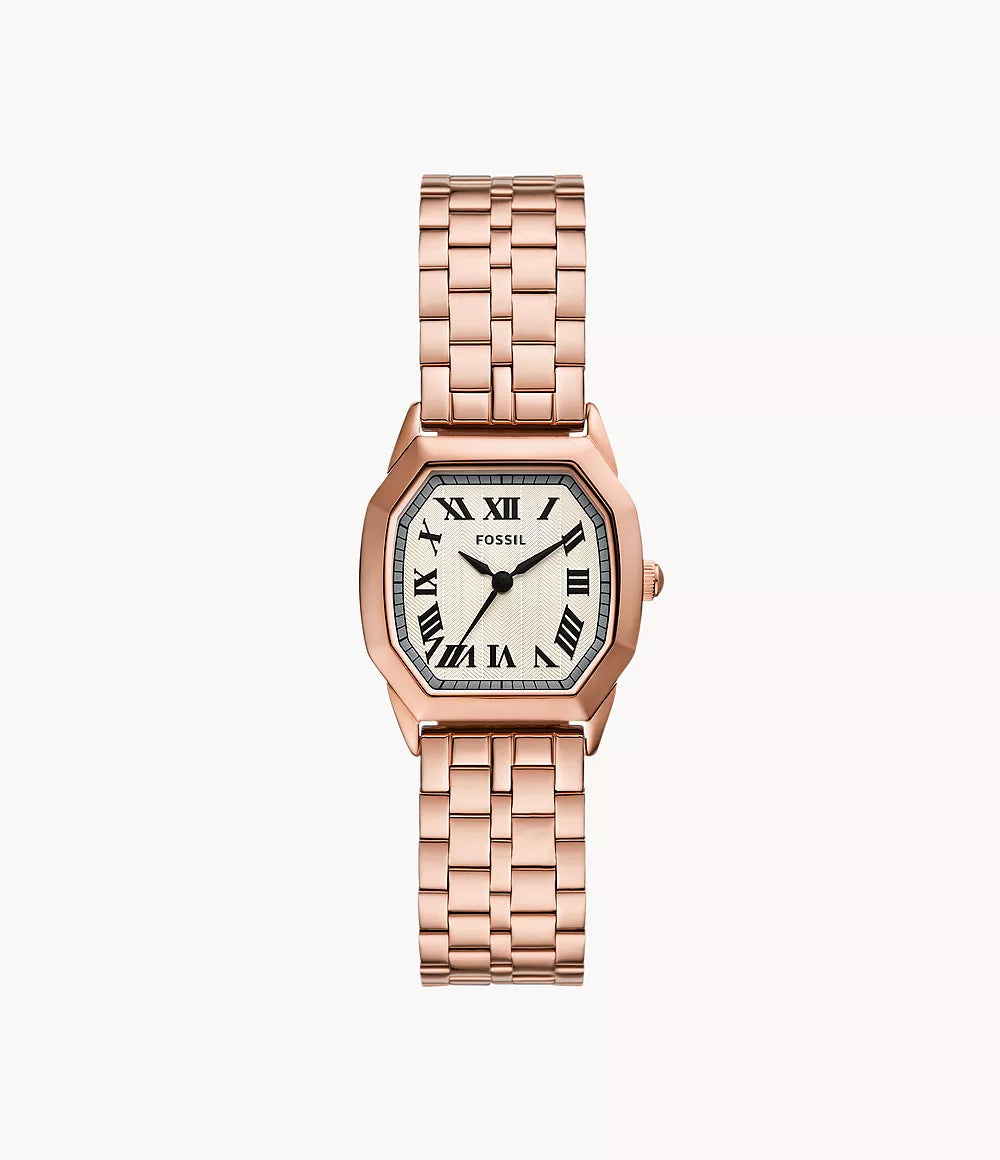 Harlow Three-Hand Stainless Steel Watch