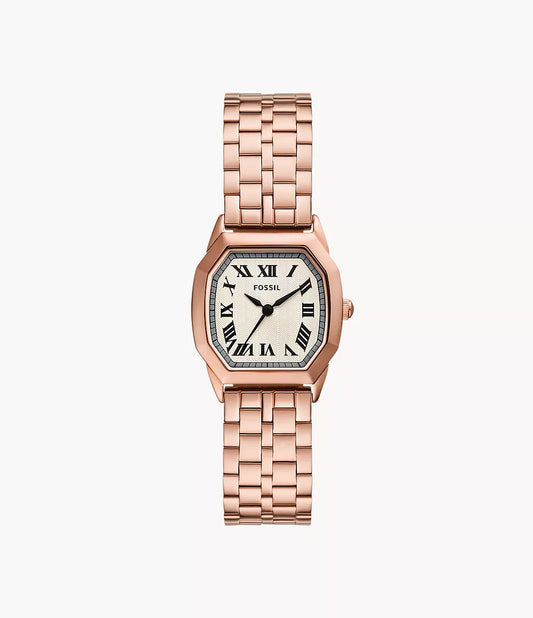 Harlow Three-Hand Stainless Steel Watch