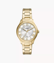 Load image into Gallery viewer, Gilmore Three-Hand Date Gold-Tone Stainless Steel Watch
