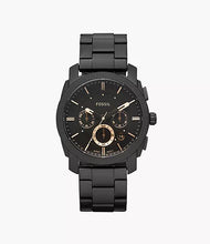 Load image into Gallery viewer, Machine Mid-Size Chronograph Black Stainless Steel Watch
