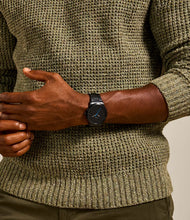 Load image into Gallery viewer, Minimalist Slim Three-Hand Black Stainless Steel Watch
