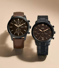 Load image into Gallery viewer, Neutra 44 mm Chronograph Black Stainless Steel Watch
