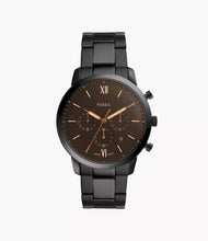 Load image into Gallery viewer, Neutra 44 mm Chronograph Black Stainless Steel Watch
