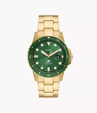 Load image into Gallery viewer, Fossil Blue Dive Three-Hand Date Stainless Steel Watch
