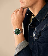 Load image into Gallery viewer, Neutra Chronograph Tan LiteHide™ Leather Watch
