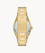 Load image into Gallery viewer, Everett Three-Hand Date Gold-Tone Stainless Steel Watch

